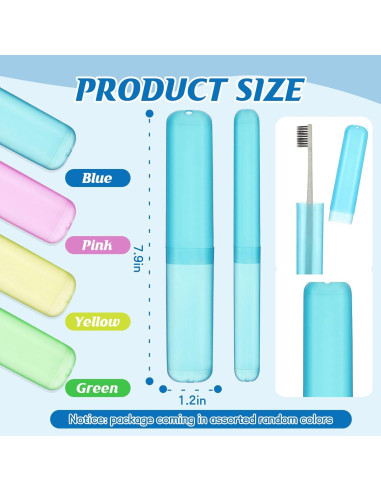 Estuches de Cepillo de Dientes Jeyiour 120 Pcs Plástico