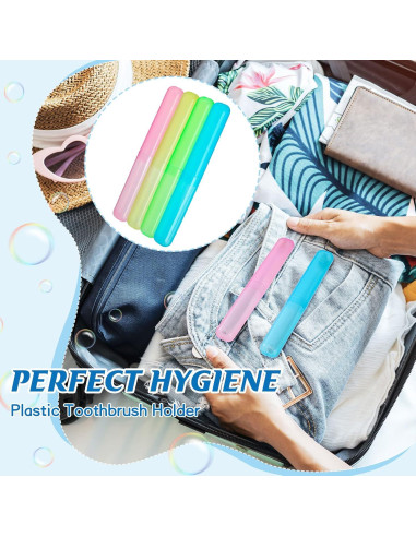 Estuches de Cepillo de Dientes Jeyiour 120 Pcs Plástico