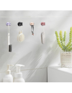 Soportes de Cepillos de Dientes Silicona BAMXSXBO 8 Pcs 2