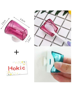 Caja de Cepillo de Dientes de Viaje Hooqict 6 Piezas 2