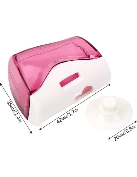 Estuche para cepillo de dientes Ergonflow 3 piezas con ventosa