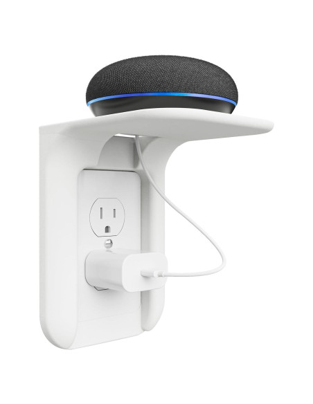 Soporte de Estante de Pared WALI OLS001-W Blanco 10 kg