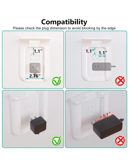 Soporte de Estante de Pared WALI OLS001-W Blanco 10 kg