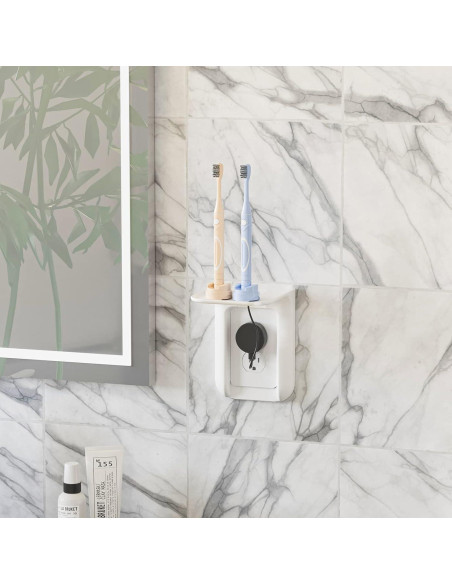 Soporte de Estante de Pared WALI OLS001-W Blanco 10 kg