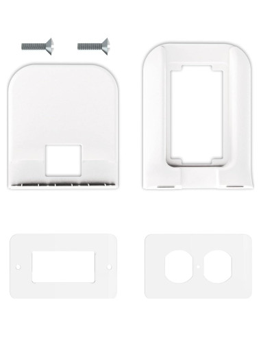 Soporte de Estante de Pared WALI OLS001-W Blanco 10 kg