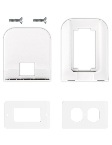 Soporte de Estante de Pared WALI OLS001-W Blanco 10 kg