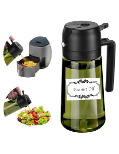 Rociador de Aceite RFetomax 470ml Verde con Etiquetas