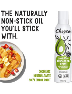 Aceite de Aguacate Puro en Spray Chosen Foods 510g Pack 3 2