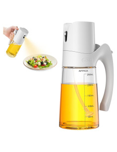 Spray de Aceite Ultrean 300ml Botella de Vidrio Reutilizable