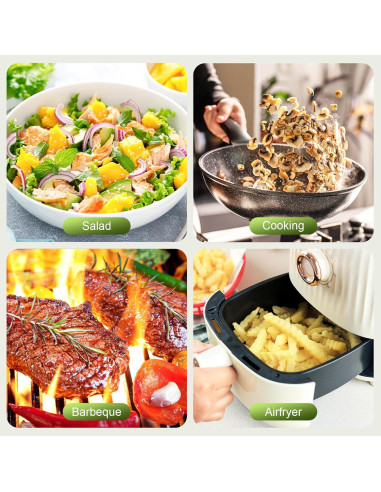 Spray de Aceite Ultrean 300ml Botella de Vidrio Reutilizable