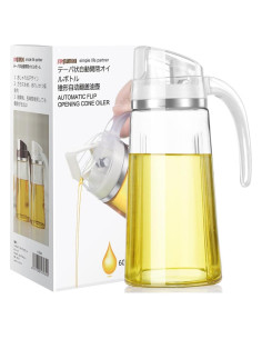 Dispensador de Aceite Marbrasse 600ml Vidrio Automático