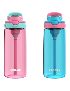 Botella de Agua Contigo Aubrey Kids 20oz Paquete de 2 BPA Libre