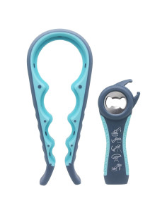 Abrebotellas ergonómico Kunovo para manos débiles - 2 unidades