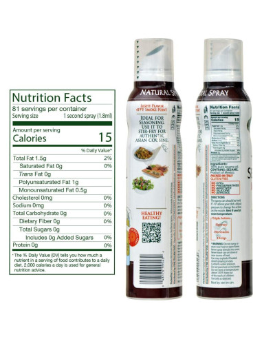 Aceite de Sésamo Tostado Mantova Spray 100% Puro 148ml