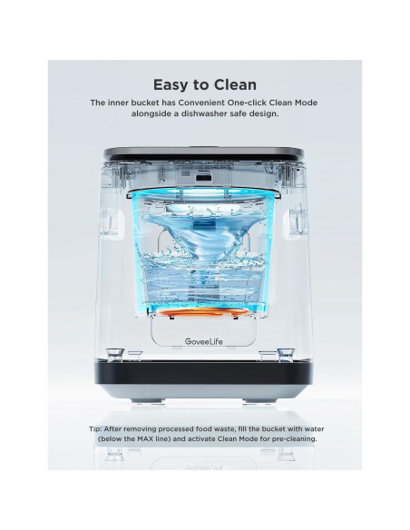 Compostera Eléctrica GoveeLife 3L con App y Auto-Limpieza