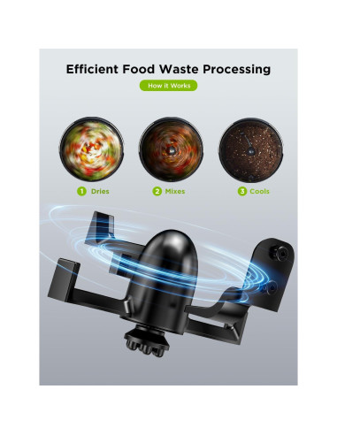 Compostera Eléctrica GoveeLife 3L con App y Auto-Limpieza