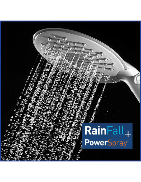 Cabezal de Ducha de Lluvia Waterpik CF-201E Blanco 1.8 GPM