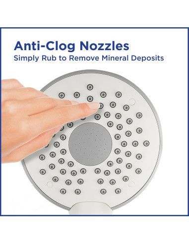 Cabezal de Ducha de Lluvia Waterpik CF-201E Blanco 1.8 GPM