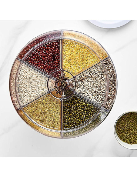 Tanque de Almacenamiento de Granos 10kg 6 Compartimentos