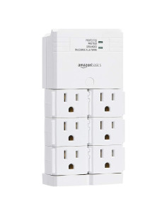 Regleta de Protección Sobretensiones Amazon Basics 6 Salidas