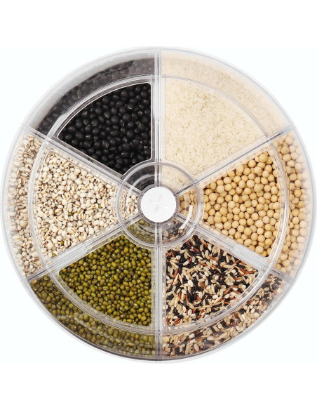 Dispensador Rotatorio de Granos 8 Cuartos JJH1200