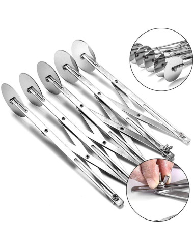 Cortador de Masa 5 Ruedas ENINFUT Acero Inoxidable Ajustable