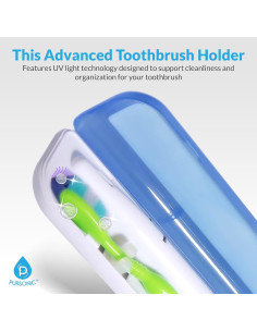 Estuche Sanitizador UV Portátil Pursonic para Cepillos de Dientes 2