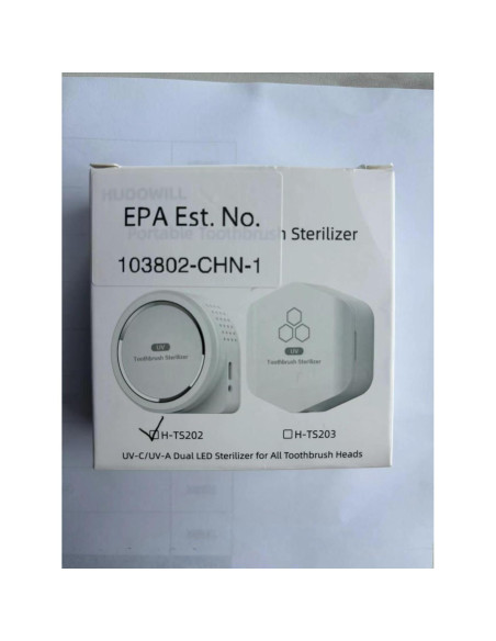Soporte desinfectante UV para cepillos de dientes Sugar Swan
