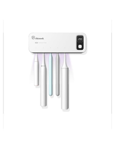 Soporte Limpiador UV para Cepillos de Dientes Chicnook