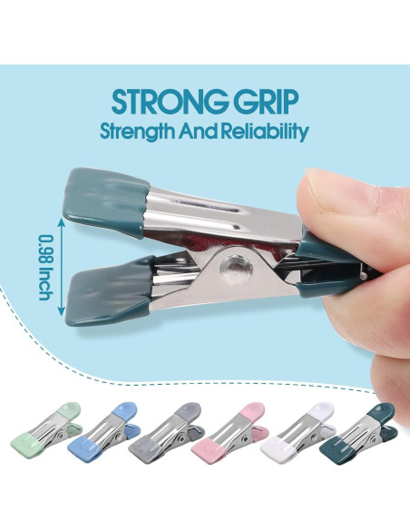 Pinzas de Ropa Pesadas 30 Piezas Cowdro Acero Inoxidable