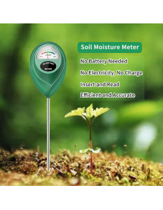 Medidor de Humedad del Suelo Censinda 19.3 cm Verde 2