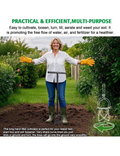 Cultivador de Mano MOMODA GT-5001 Acero 2,77 kg 2