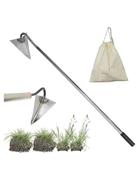 Azada Triangular de Acero Inoxidable GCL 15,24 cm 137,16 cm