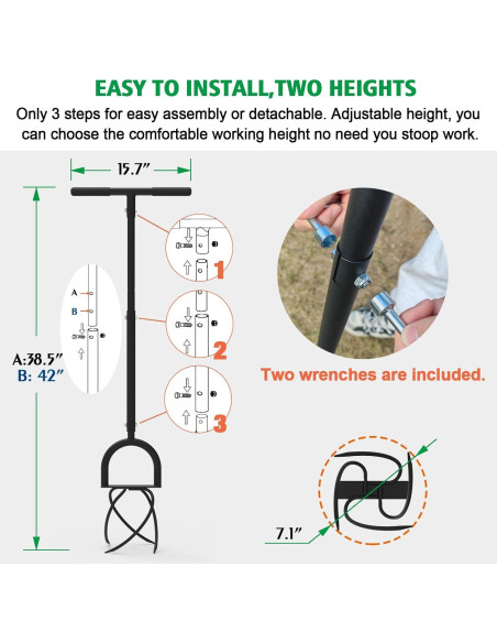 Cultivador de Mano MOMODA GT-5001 Acero 2,77 kg