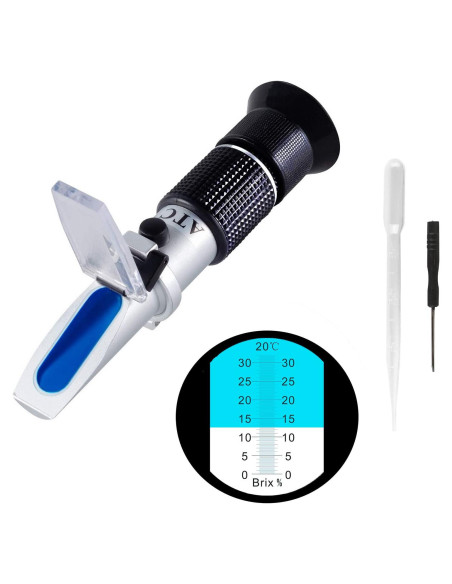 Refractómetro Brix XinJiaYi 0-32% Alta Precisión
