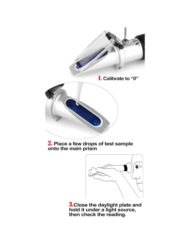 Refractómetro Brix XinJiaYi 0-32% Alta Precisión