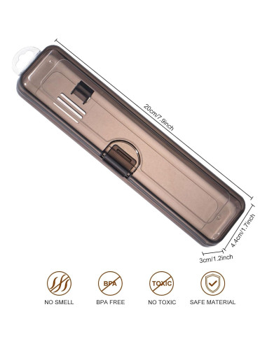 Estuche de Viaje para Cepillos de Dientes Yeeco 20x4.7x3cm