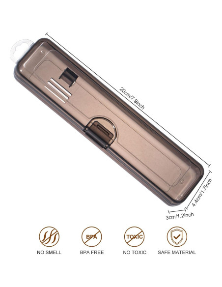 Estuche de Viaje para Cepillos de Dientes Yeeco 20x4.7x3cm