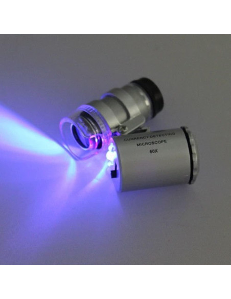 Bolígrafo Probador de Diamantes Szxhf + Lupa LED 60X