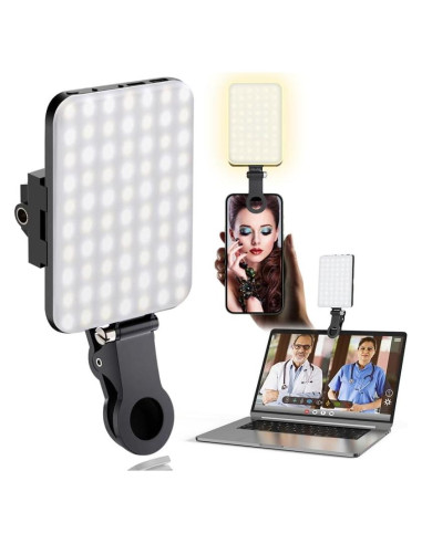 Luz de Selfie LED Portátil IMYSTICALINTEL 2200mAh 3 Modos