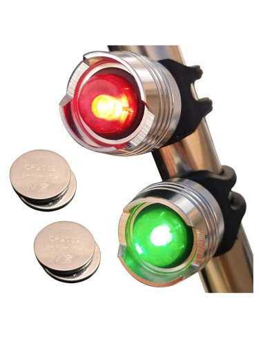 Luces LED de Seguridad Bright Eyes para Barcos - Rojo y Verde