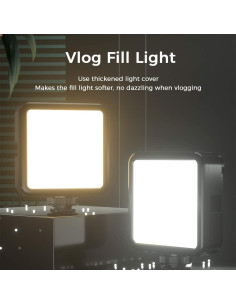 Luz de Video LED Bi-Color ULANZI VL-81 3000mAh con Softbox 2