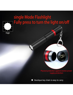 Paquete de 9 Linternas de Boligrafo LED Hilngav EDC 2