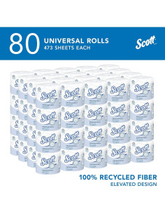Papel Higiénico Scott Profesional 100% Reciclado 80 Rollos 2