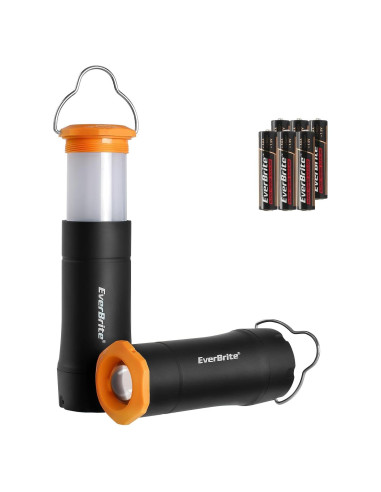 Linternas LED Portátiles EverBrite 2-en-1, Paquete de 2