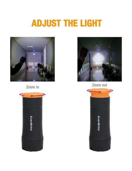 Linternas LED Portátiles EverBrite 2-en-1, Paquete de 2