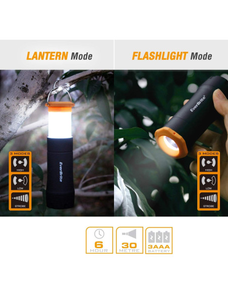 Linternas LED Portátiles EverBrite 2-en-1, Paquete de 2