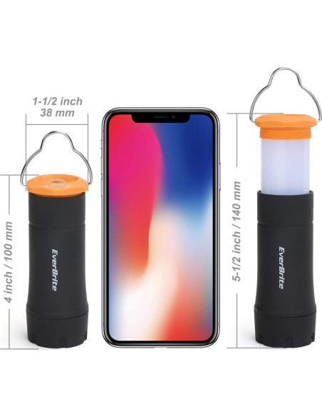 Linternas LED Portátiles EverBrite 2-en-1, Paquete de 2