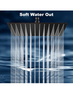 Cabezal de Ducha Cuadrado 12" Acero Inoxidable Midanya 2