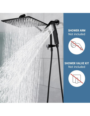 Cabezal de ducha de lluvia G-Promise 35,56 cm acero inoxidable